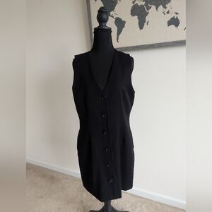 Steve Madden Black Vest Dress